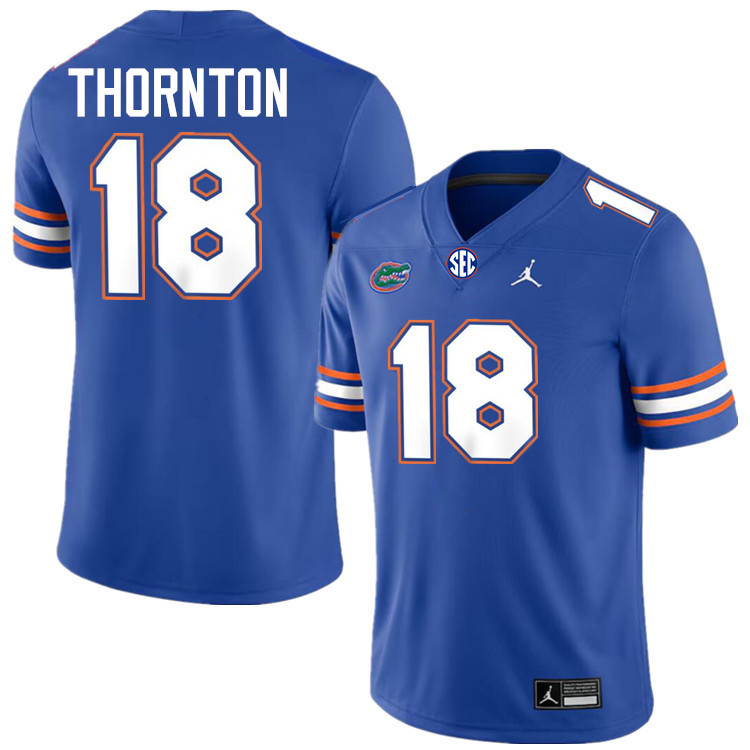 #18 Bryce Thornton Gators Jersey,Florida Gators College Football Jerseys Stitched-Royal  #18 Bryce Thornton Gators Jersey,Florida Gators College Football Jerseys Stitched-Royal
